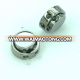 Grament zinc alloy round shape two holes metal stopper